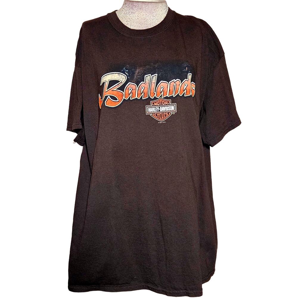 Harley Davidson Badlands Wall SD Tee Shirt Size XL